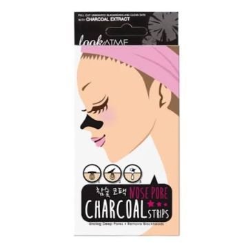 Очищающие полоски для носа с древесным углем LookAtMe Nose Pore Strips (CHARCOAL) N5 