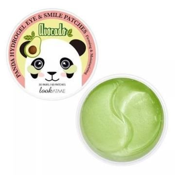 Гидрогелевые патчи для глаз с экстрактом авокадо LookAtMe Panda Hydro-gel Eye Patch (AVOCADO) (60 шт. / 30 пар) 