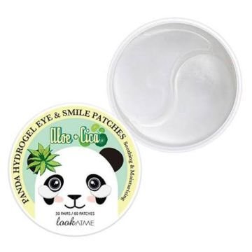 Гидрогелевые патчи для глаз с алоэ и центеллой LookAtMe Panda Hydro-gel Eye Patch (ALOE & CICA) (60 шт. / 30 пар) Гидрогелевые патчи для глаз с алоэ и центеллой LookAtMe Panda Hydro-gel Eye Patch (ALOE & CICA) (60 шт. / 30 пар)