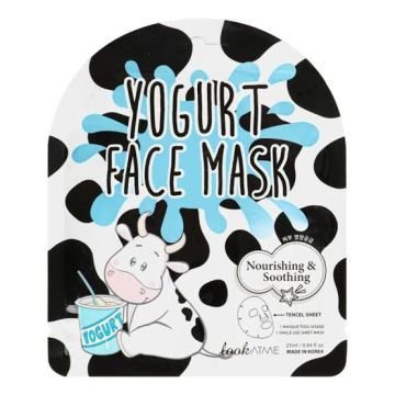 Тканевая маска для лица с экстрактом йогурта LookAtMe Yogurt Face Mask Тканевая маска для лица с экстрактом йогурта LookAtMe Yogurt Face Mask