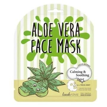 Тканевая маска для лица с алоэ вера LookAtMe Aloe Vera Face Mask Тканевая маска для лица с алоэ вера LookAtMe Aloe Vera Face Mask