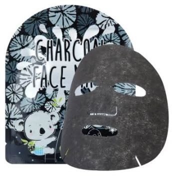 Очищающая тканевая маска для лица с древесным углем LookAtMe Charcoal Face Mask Очищающая тканевая маска для лица с древесным углем LookAtMe Charcoal Face Mask