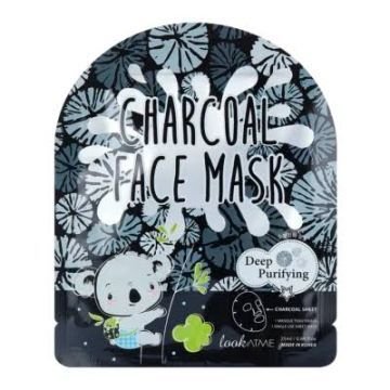 Очищающая тканевая маска для лица с древесным углем LookAtMe Charcoal Face Mask Очищающая тканевая маска для лица с древесным углем LookAtMe Charcoal Face Mask