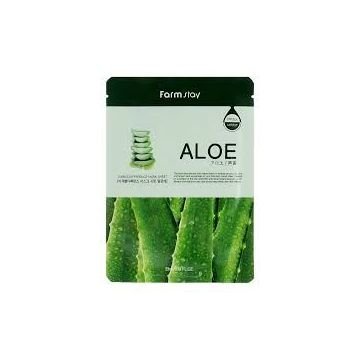 Тканевая маска для лица с алоэ вера FARMSTAY Visible Difference Mask Sheet Aloe 