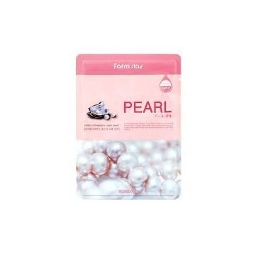 Тканевая маска для лица с экстрактом жемчуга FARMSTAY Visible Difference Mask Sheet Pearl