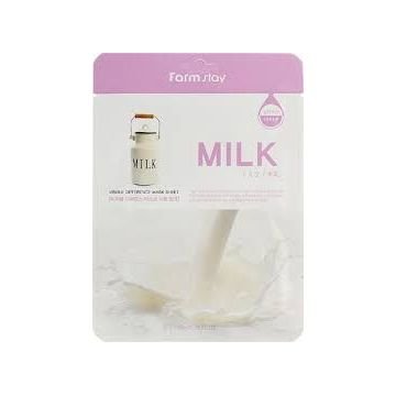 Тканевая маска для лица с молочными протеинами FarmStay Visible Difference Mask Sheet Milk