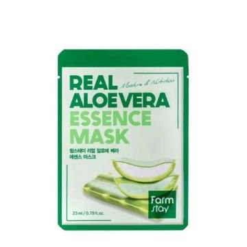 Тканевая маска для лица с экстрактом алоэ вера FarmStay Real Aloe Vera Essence Mask Тканевая маска для лица с экстрактом алоэ вера FarmStay Real Aloe Vera Essence Mask