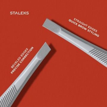 STALEKS CLASSIC 10 TYPE 8 (TC-10/8) — Пинцет для бровей широкий прямой, форма «краб» STALEKS CLASSIC 10 TYPE 8 (TC-10/8) — Пинцет для бровей широкий прямой, форма «краб»