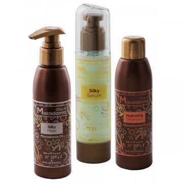Kleral System Macadamia Kit (shmp/150ml + mask/150ml + serum/100ml + bag) Kleral System Macadamia Kit (shmp/150ml + mask/150ml + serum/100ml + bag)