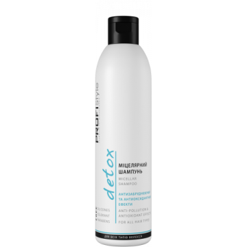 МИЦЕЛЛЯРНЫЙ ШАМПУНЬ АНТИЗАГРЯЗНЯЮЩИЙ И АНТИОКСИДАНТНЫЙ ЭФФЕКТЫ DETOX МИЦЕЛЛЯРНЫЙ ШАМПУНЬ АНТИЗАГРЯЗНЯЮЩИЙ И АНТИОКСИДАНТНЫЙ ЭФФЕКТЫ DETOX