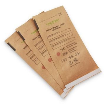 ПАКЕТЫ ДЛЯ СТЕРИЛИЗАЦИИ "МЕДТЕСТ" ИЗ КРАФТОВОЙ БУМАГИ 100/200 ПАКЕТЫ ДЛЯ СТЕРИЛИЗАЦИИ "МЕДТЕСТ" ИЗ КРАФТОВОЙ БУМАГИ 100/200