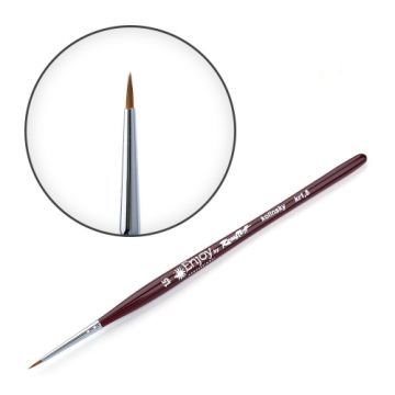 КИСТЬ КРУГЛАЯ 1,5 КОЛОНОК ENJOY BY ROUBLOFF KR1.5 КИСТЬ КРУГЛАЯ 1,5 КОЛОНОК ENJOY BY ROUBLOFF KR1.5