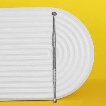 Ложка косметологическая двусторонняя EXPERT 20 TYPE 2 (Уно и круглая шумовка на 19 отверстий) Ложка косметологическая двусторонняя EXPERT 20 TYPE 2 (Уно и круглая шумовка на 19 отверстий)