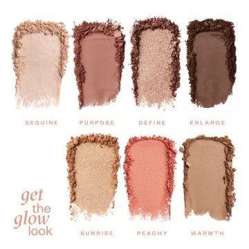 GET THE GLOW LOOK Multi-function face and eye makeup palette
