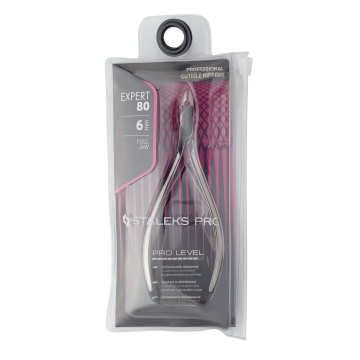 Кусачки профессиональные для кожи STALEKS EXPERT 80 6 mm Кусачки профессиональные для кожи STALEKS EXPERT 80 6 mm