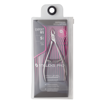Кусачки профессиональные для кожи STALEKS EXPERT 91 5 mm Кусачки профессиональные для кожи STALEKS EXPERT 91 5 mm