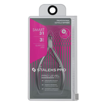 Кусачки профессиональные для кожи STALEKS SMART 31 3 mm Кусачки профессиональные для кожи STALEKS SMART 31 3 mm