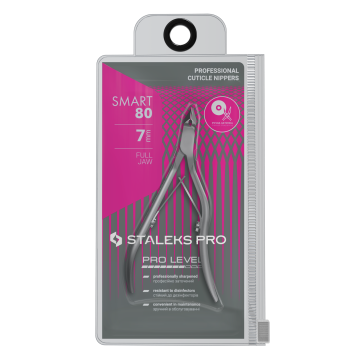 Кусачки профессиональные для кожи STALEKS SMART 80 7 mm Кусачки профессиональные для кожи STALEKS SMART 80 7 mm