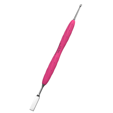 Пушер кольцо лопатка для маникюра STALEKS UNIQ 11 TYPE 1 с силиконовой ручкой Пушер кольцо лопатка для маникюра STALEKS UNIQ 11 TYPE 1 с силиконовой ручкой