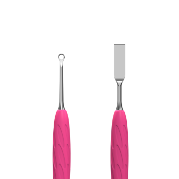 Пушер кольцо лопатка для маникюра STALEKS UNIQ 11 TYPE 1 с силиконовой ручкой Пушер кольцо лопатка для маникюра STALEKS UNIQ 11 TYPE 1 с силиконовой ручкой