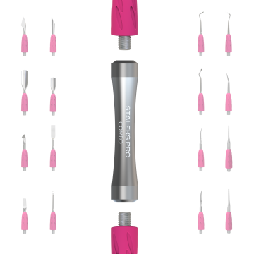 Ручка лопатки Staleks Combo UNIQ 10 для сменных рабочих частей Ручка лопатки Staleks Combo UNIQ 10 для сменных рабочих частей